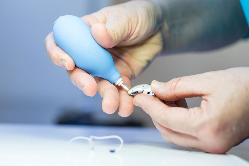 Gaisa baloniņš dzirdes aparātu tīrīšanai